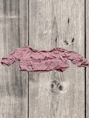 WOMEN'S AEROPOSTALE CROP TOP OFF THE SHOULDER SHIRT